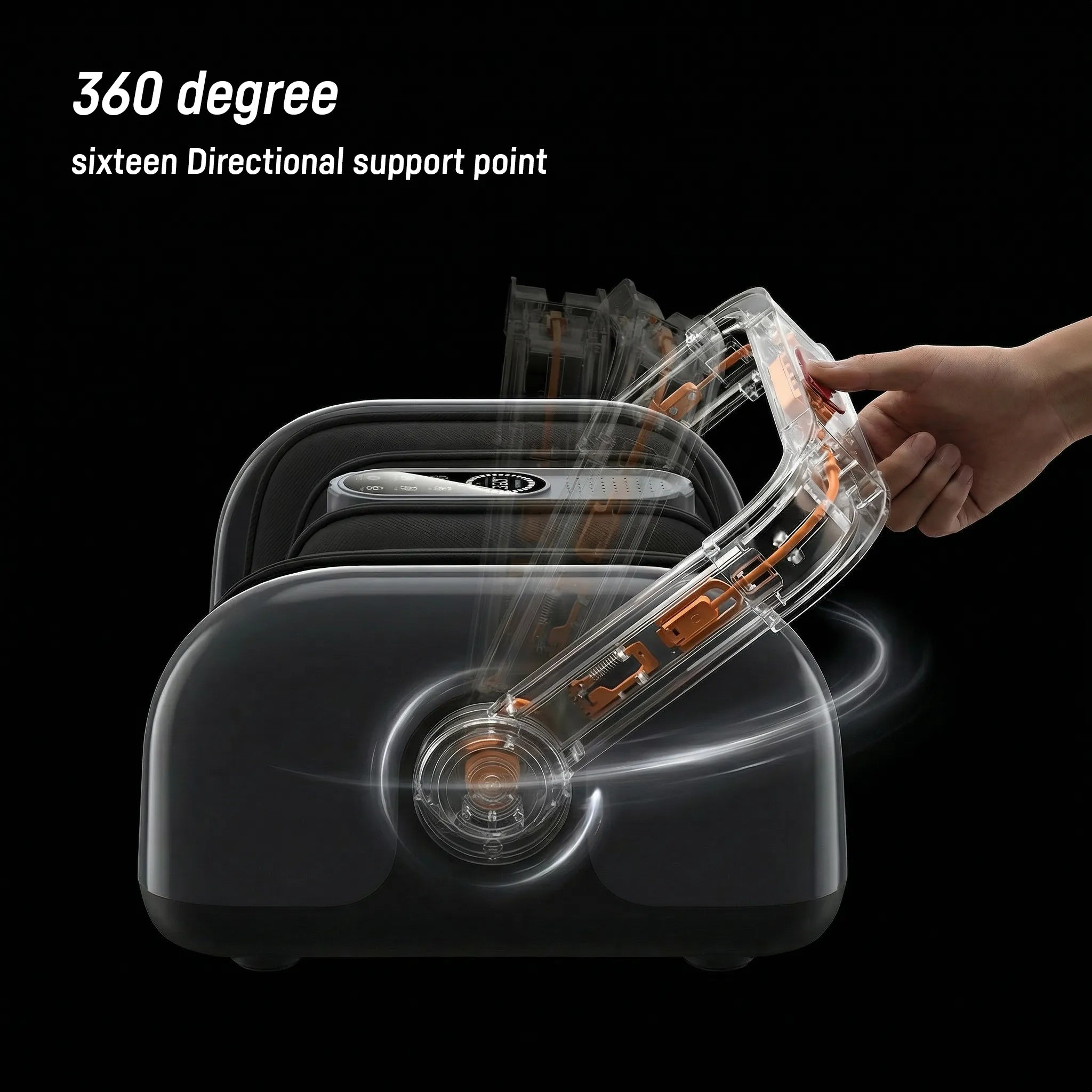 BOUNCE 360 Deep Massage Therapy (Black)