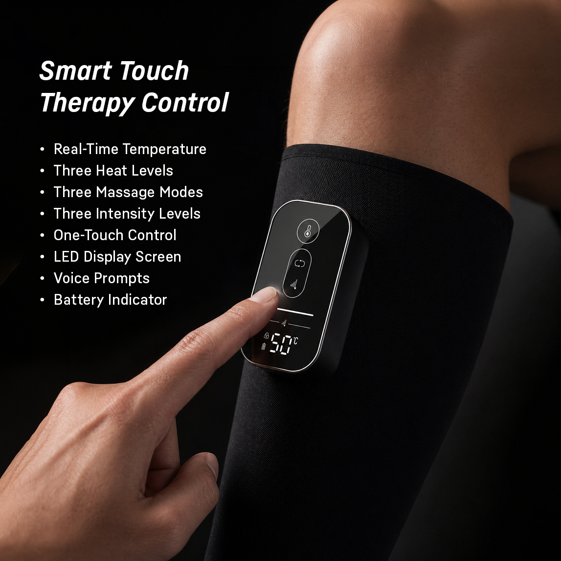 QUTEK CalvaPress – Calf Compression & Heat Therapy
