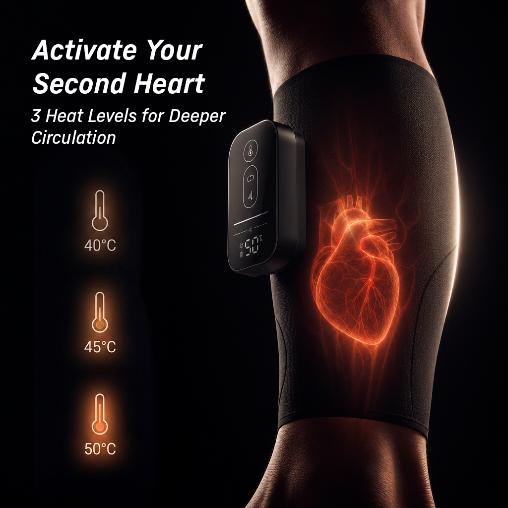 QUTEK CalvaPress – Calf Compression & Heat Therapy