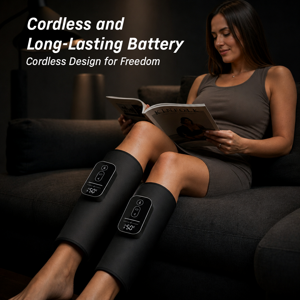 QUTEK CalvaPress – Calf Compression & Heat Therapy
