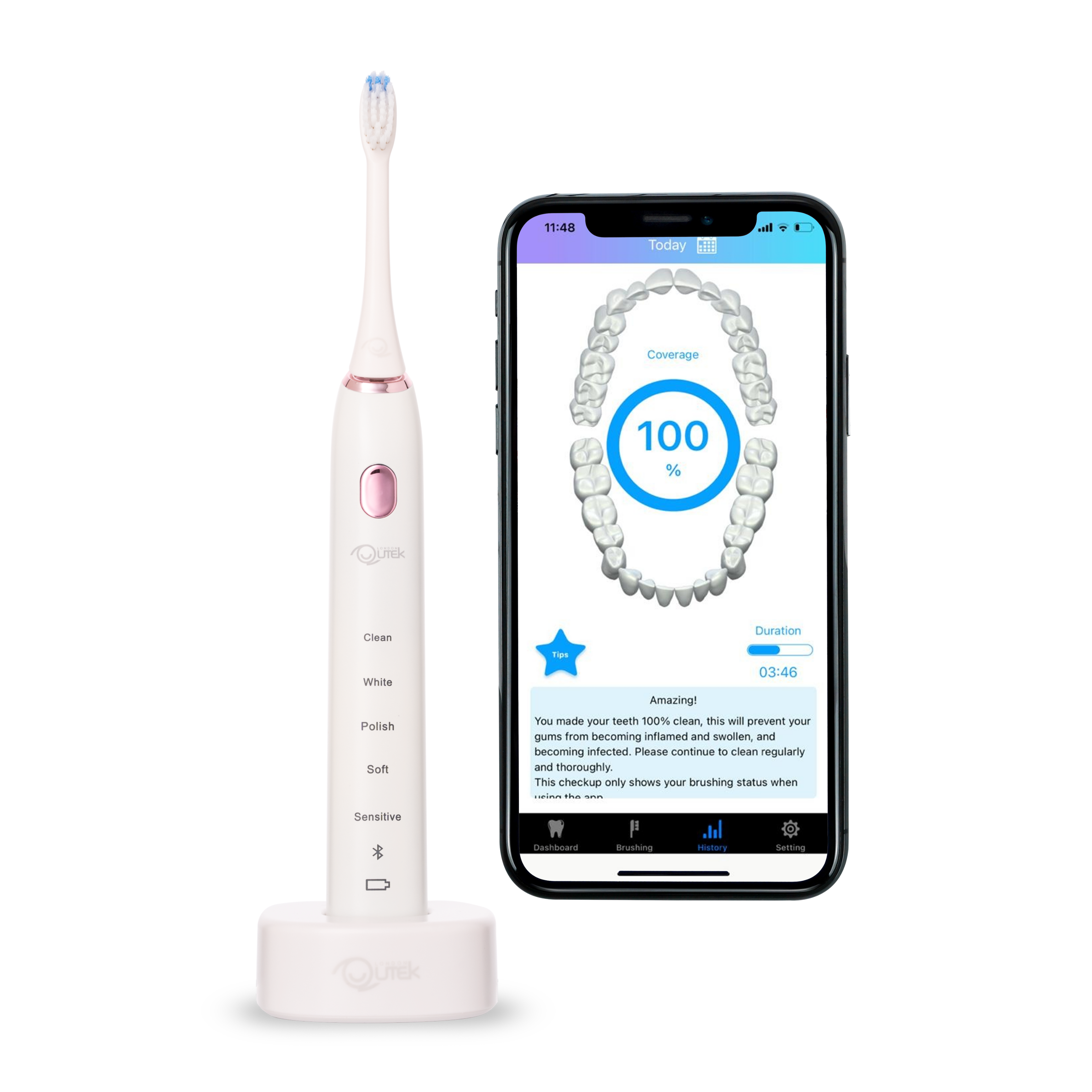 DENTiCARE Smart Sonic Toothbrush (White)