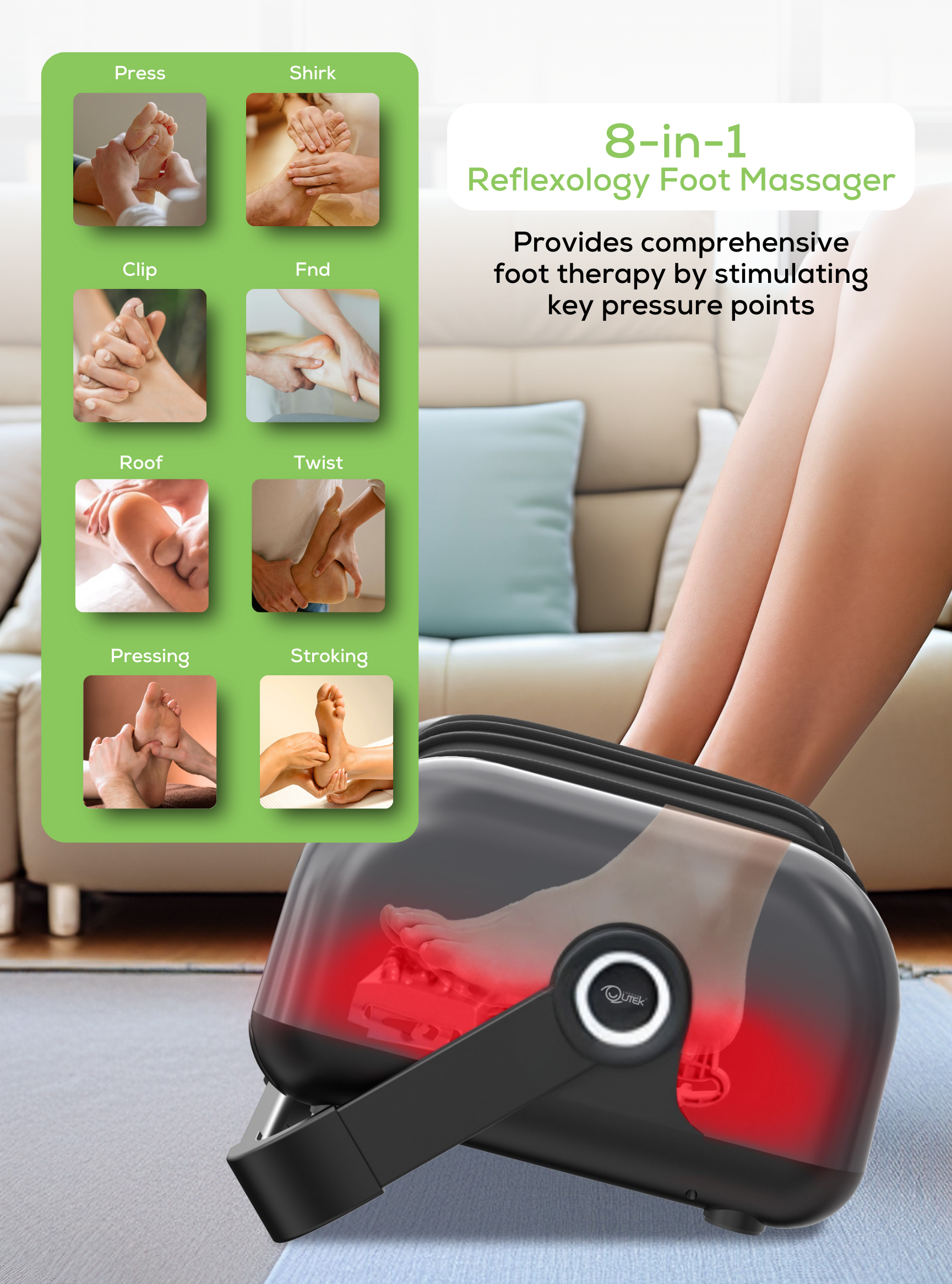 8-in-1 reflexology massage
